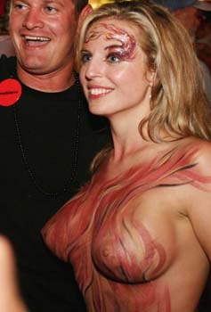 Body Painting 2007 photo - Duval Street, Key West